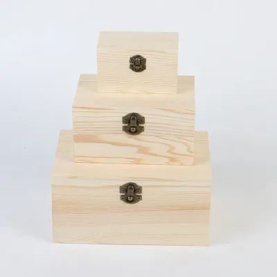 Custom Hinged Lid Wooden Box Set | OEM Manufacturer