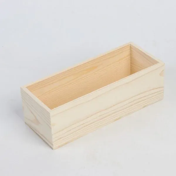 Custom Rectangular Open Top Wooden Box - Image 4