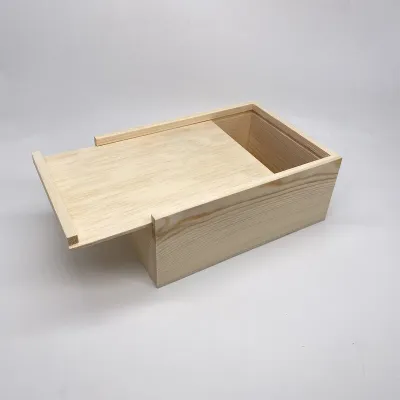 Sliding Lid Wooden Gift Box