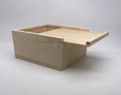 Sliding Lid Wooden Gift Box - 2