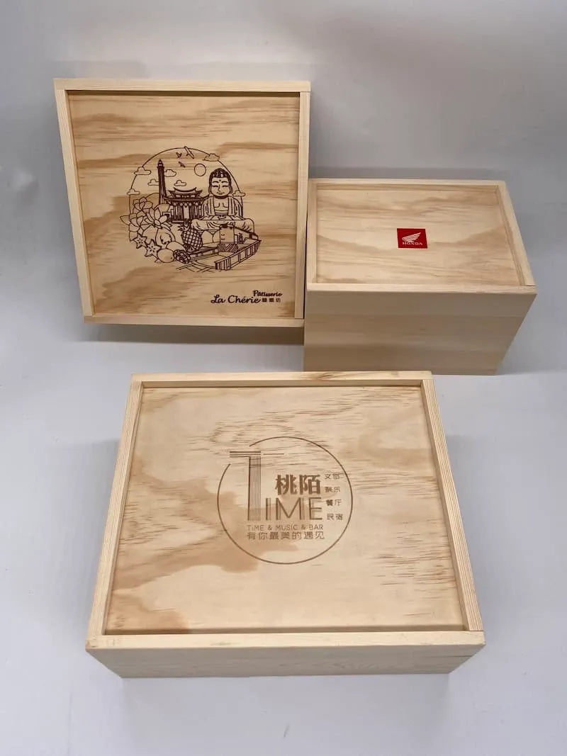 Sliding Lid Wooden Gift Box - Image 3