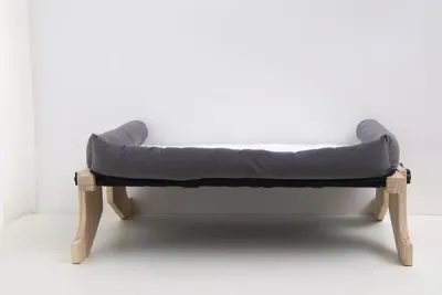 Wooden Cat Hammock Bed – Comfortable Elevated Pet Lounge with Adjustable Design - 5