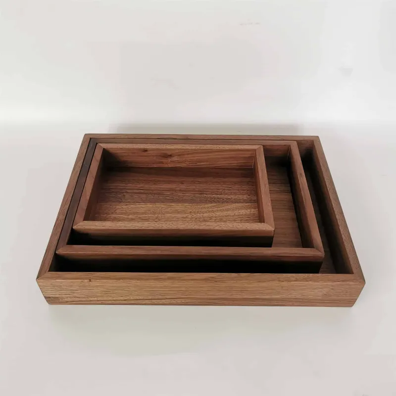 Custom Walnut Wooden Trays - Image 1