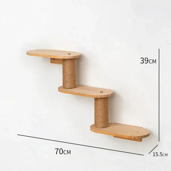 Cat Wall Furniture Bundle with Star Shelves & Bridge - Image 4