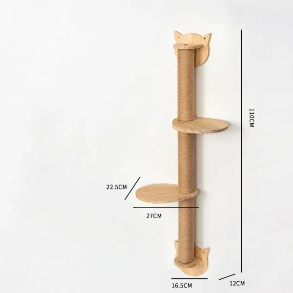Dome Bed Cat Wall Shelves Set - Image 4