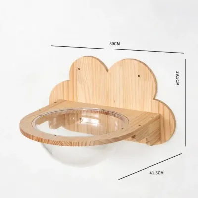 Dome Bed Cat Wall Shelves Set - 2