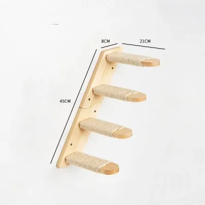 Dome Bed Cat Wall Shelves Set - 3
