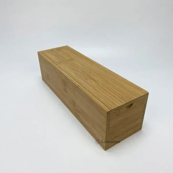 Bulk Single Bottle Sliding Lid Wooden Wine Box - Multiple Lid Options - Image 6