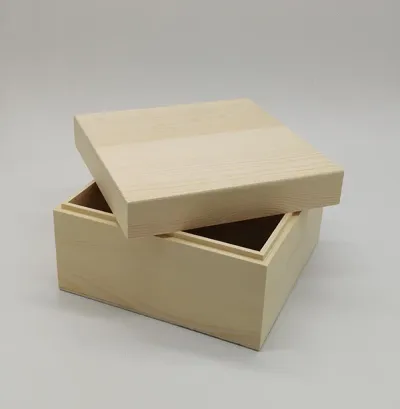 Custom Wooden Gift Box with Lift-Off Lid - 2