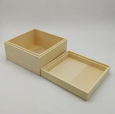 Custom Wooden Gift Box with Lift-Off Lid - 6