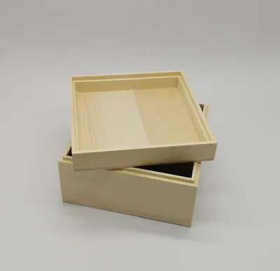 Custom Wooden Gift Box with Lift-Off Lid - 7