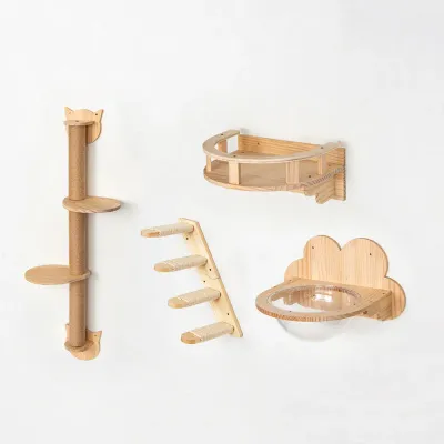 Dome Bed Cat Wall Shelves Set - 1