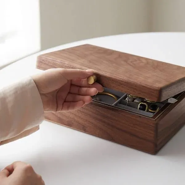 Premium Walnut Jewelry Boxes - Image 2