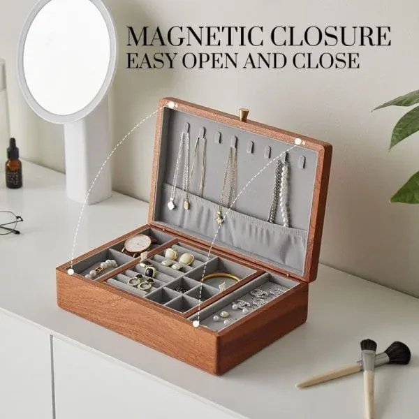 Premium Walnut Jewelry Boxes - Image 6