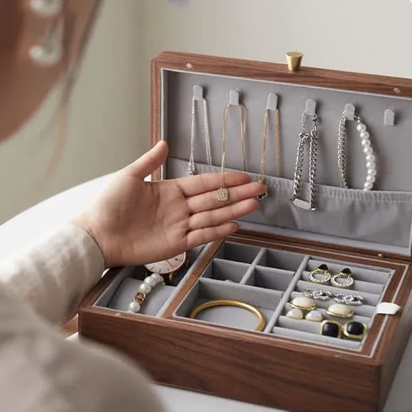 Premium Walnut Jewelry Boxes - Image 3