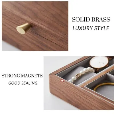 Premium Walnut Jewelry Boxes - 7