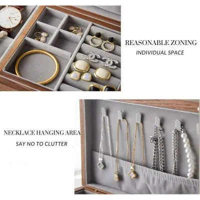 Premium Walnut Jewelry Boxes - 8