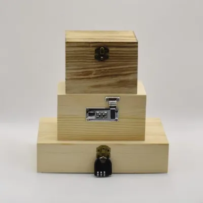 Custom Combination Lock Storage Boxes – Custom Wooden Memory Boxes with Heartfelt Lock Themes