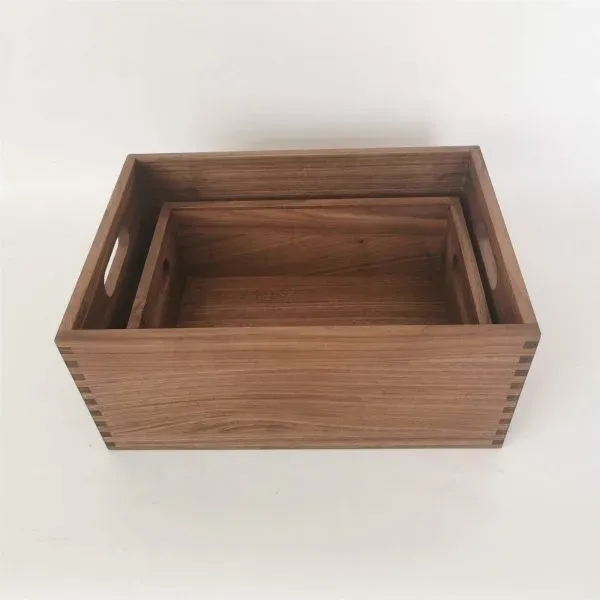 Walnut Storage Crates - Image 3