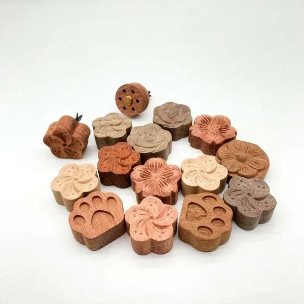 Wooden Essential Oil Diffusers – Square, Round, Flower & Cylinder Shapes in Multiple Woods - Image 2