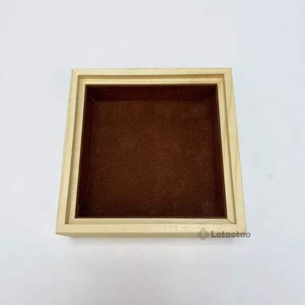 Custom Wooden Gift Boxes with Paper-Covered Lids and Dividers - Image 5