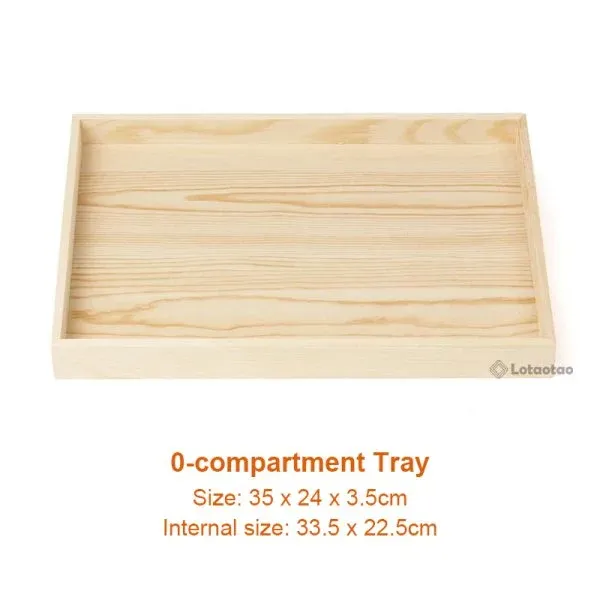 Wooden Jewelry Display Trays with Compartments – Customizable Solid Wood Organizers - Image 6