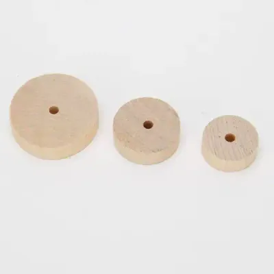 DIY Wooden Rounds, Cylinders, and Hole-Punched Sticks for Crafting - 3