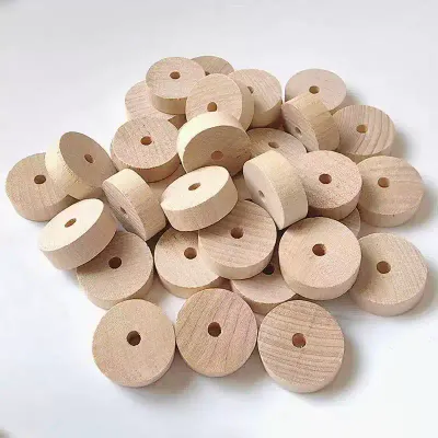 DIY Wooden Rounds, Cylinders, and Hole-Punched Sticks for Crafting