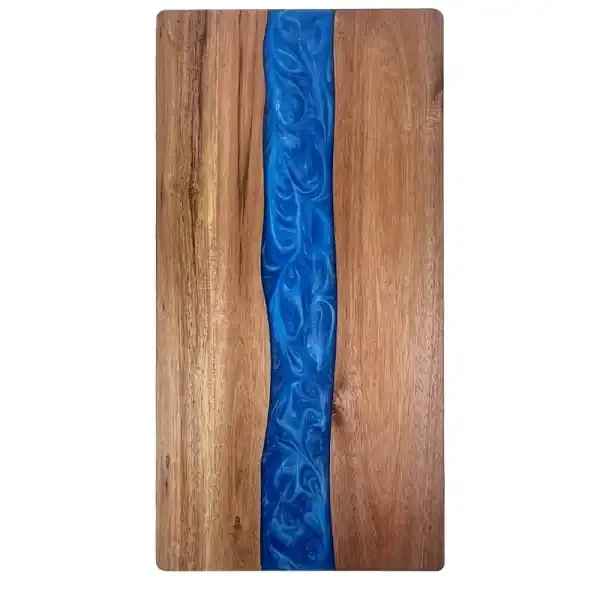 Rectangular Resin and Acacia Wood Cutting Board - Image 2