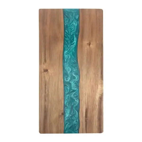 Rectangular Resin and Acacia Wood Cutting Board - Image 3