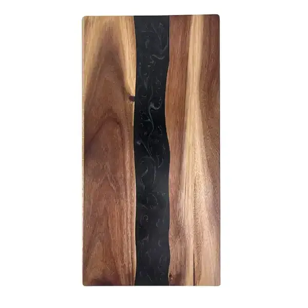 Rectangular Resin and Acacia Wood Cutting Board - Image 6