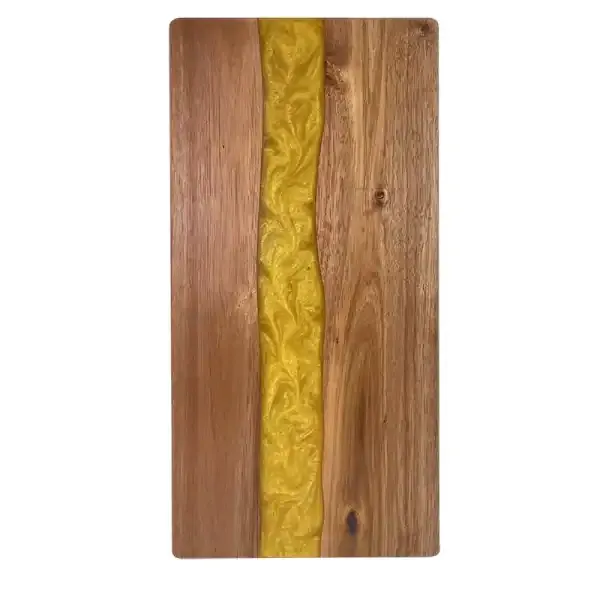 Rectangular Resin and Acacia Wood Cutting Board - Image 8