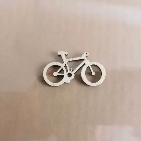 Wooden Bicycle Photo Prop Set – Natural Wooden Cartoon Bikes for Kids DIY Decor - Image 6