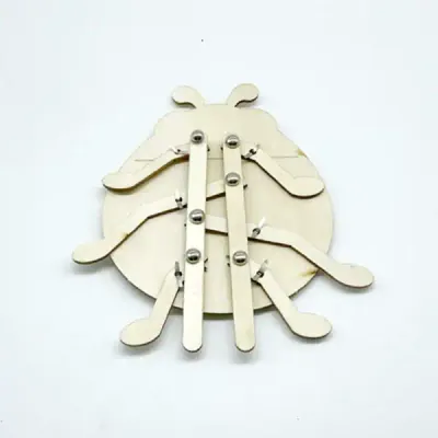 Wooden DIY Ladybug Craft Kit for Kids – 16x18cm Handcraft Painting Project - 2