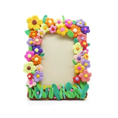 Children DIY Wooden Photo Frame Craft for Painting and Decoration - 2