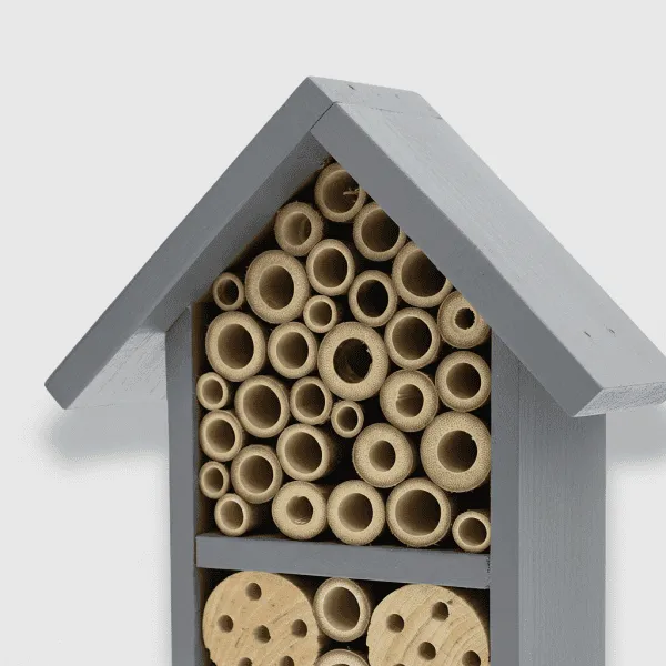Wooden Insect Hotel Bee Nest House for Beneficial Garden Insects - Image 3