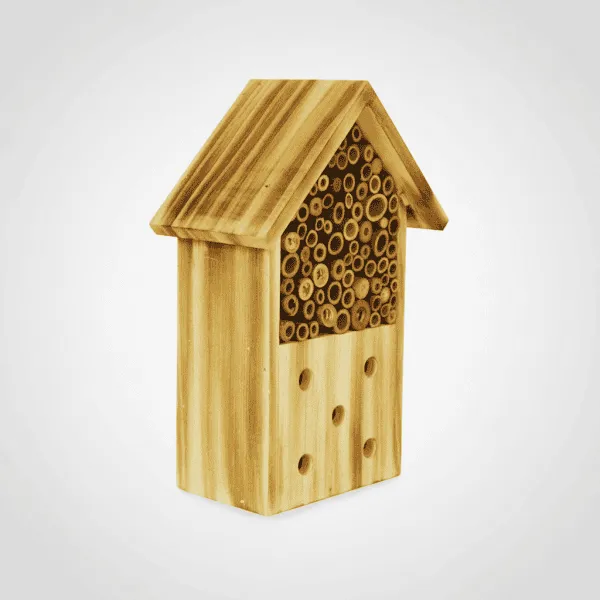 Wooden Insect House Small Craft Bee Hotel Hanging Bug Shelter Custom Made - Image 5