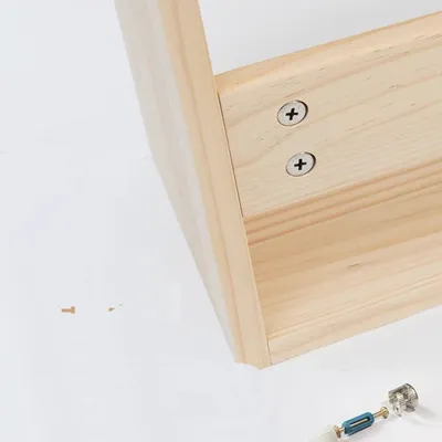 Custom Solid Pine Wood Desktop Bookshelf for Kids Tabletop Storage and Small Floor Bookcase - 2