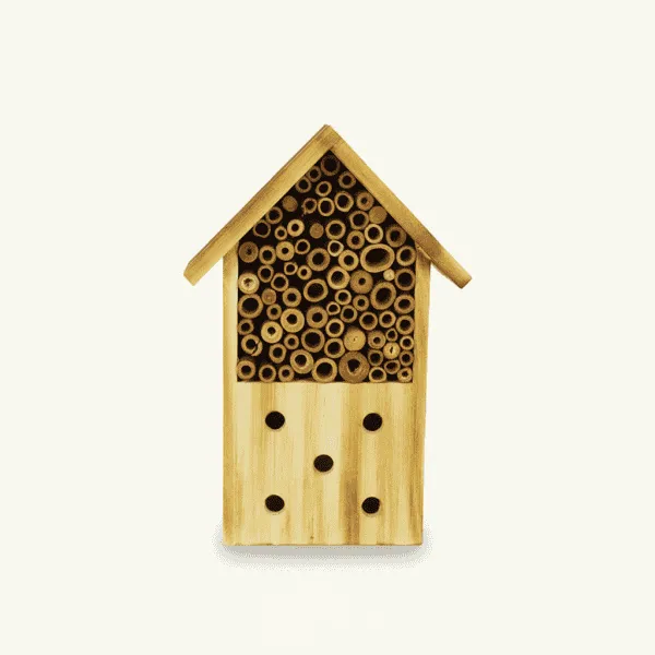 Wooden Insect House Small Craft Bee Hotel Hanging Bug Shelter Custom Made - Image 2