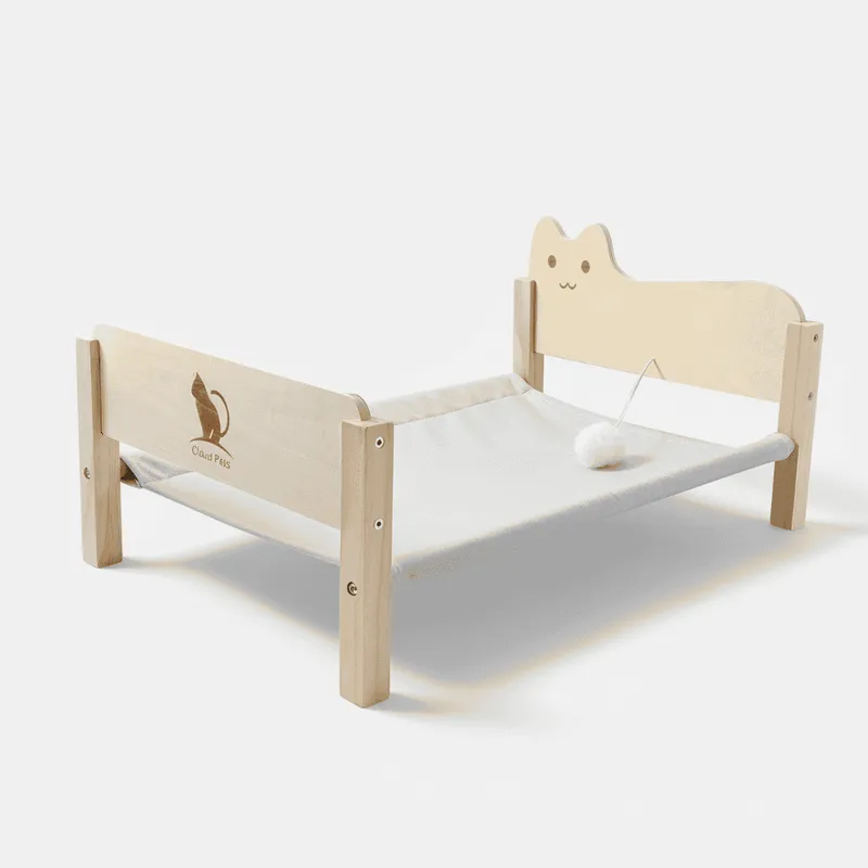 Solid Wooden Pet Bed for Small Dogs & Cats – All-Season Universal Dog Bed and Cat Bed - Image 4