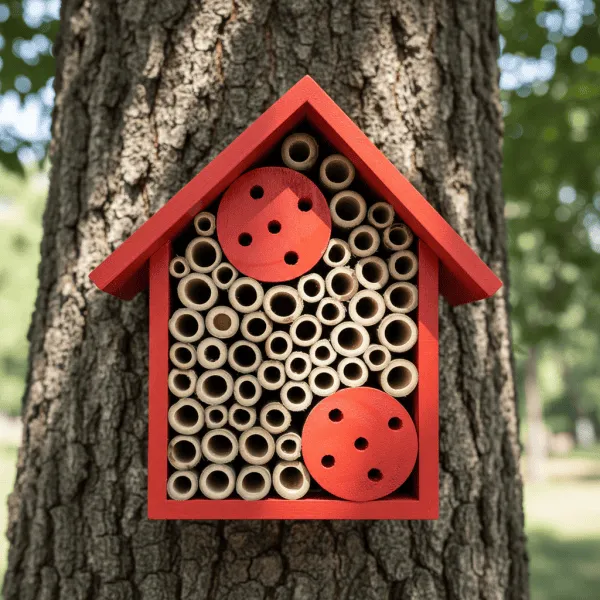 Creative Wooden Insect Hotel Outdoor Garden Bee and Butterfly House - Image 5