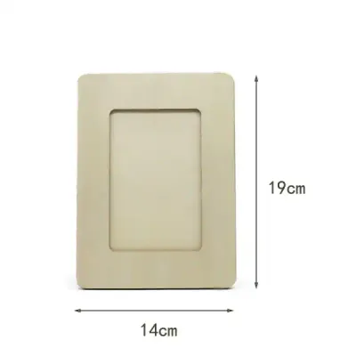 Children DIY Wooden Photo Frame Craft for Painting and Decoration - 5