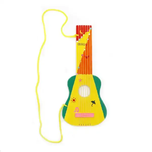 DIY Wooden Guitar Craft Kit for Kids – Painting and Decoration Set - Image 3