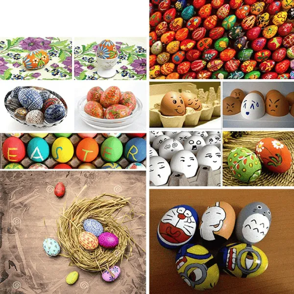 DIY Wooden Eggs for Painting – 35x46mm Handcrafted Craft Eggs for Kids, Easter, and Home Decoration - Image 4