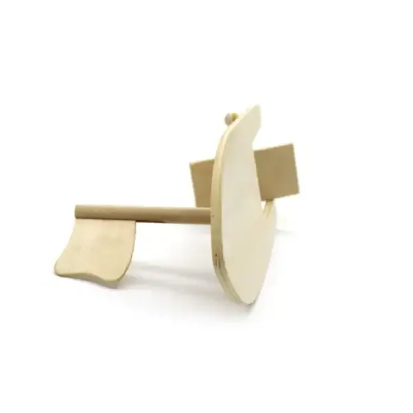 Wooden Sailboat Model DIY Painting Kit for Kids – Blank Wooden Boat Craft Set - Image 4