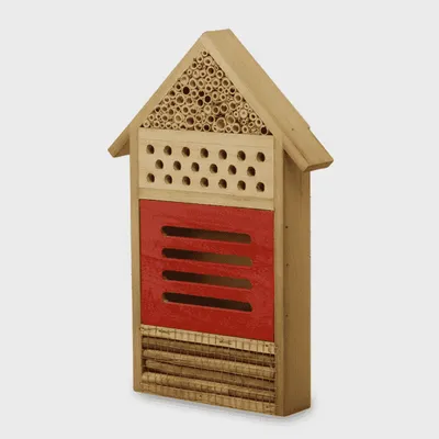 Painted Wooden Insect House & Bee Hotel for Garden Ornament - 2