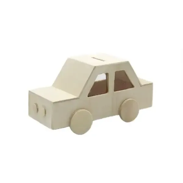 Wooden Car Money Bank DIY Craft Model for Kids - Image 5
