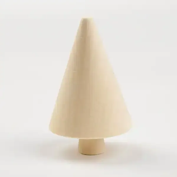 Natural Wood Christmas Tree DIY Painting Toy Set – Wooden Acorn and Tree Decorations for Kids, Bulk Wholesale - Image 5