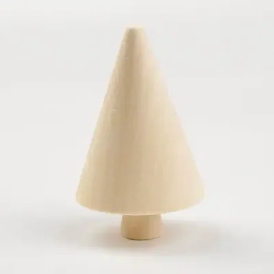 Natural Wood Christmas Tree DIY Painting Toy Set – Wooden Acorn and Tree Decorations for Kids, Bulk Wholesale - 5