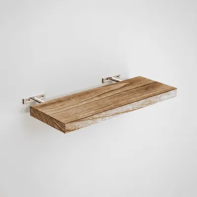 Home Wall Storage Wood Shelf Wall-Mounted Item Organizer Wood Display Shelf - 4